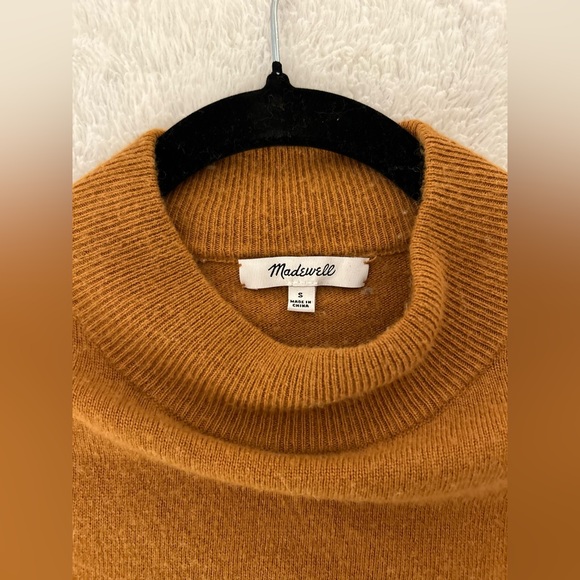 Madewell Colorblock Ashbury Mock Neck Sweater - Picture 2 of 10